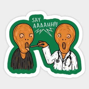 Doctor Munch! Sticker